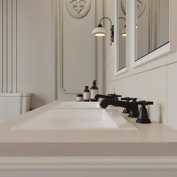KES Bathroom Faucets Black Bathroom Faucet CUPC Vanity Faucet Stainless Steel Single Hole For Bathroom