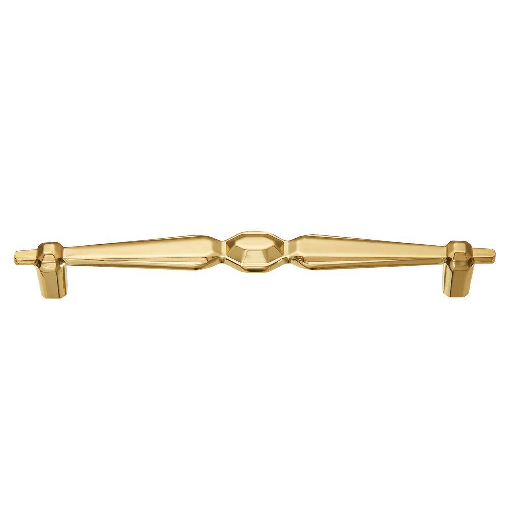 6.3 in. (160 mm) Center-to-Center Polished Gold Zinc Drawer Pull price history on PriceWatchPro