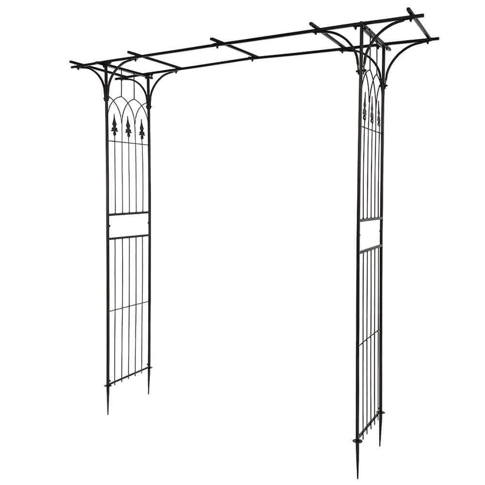 Vingli Outside 81.9 In. X 81.1 In. Metal Classic Style Garden Arbor 