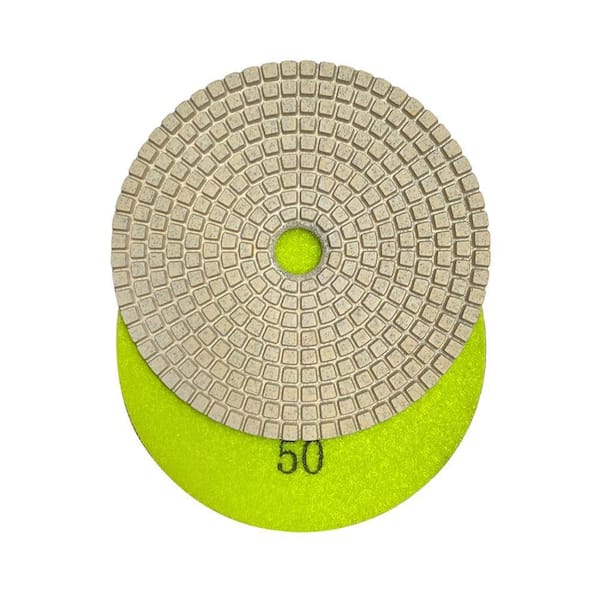 STADEA Diamond Polishing Pads For Angle Grinder, 4 Inch Wet/Dry 8 Piece Set Granite Stone Concrete Marble - View #3
