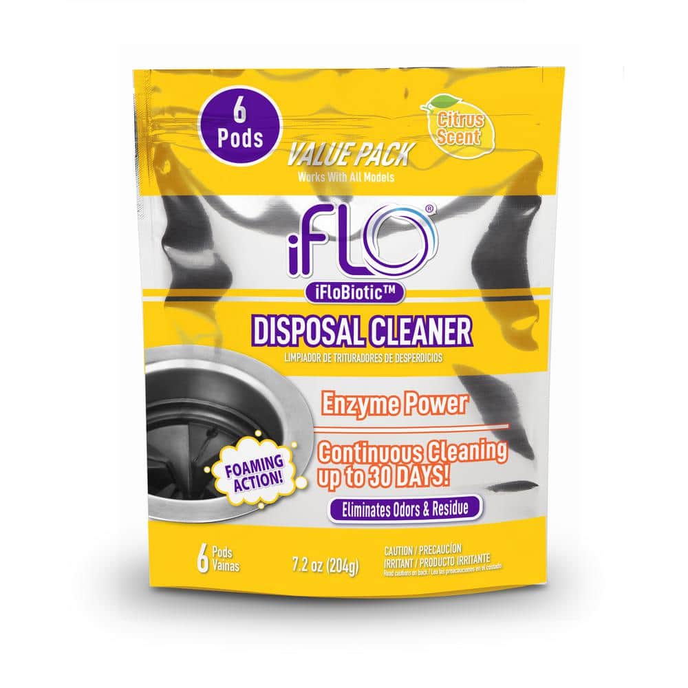 iFLO Foaming Garbage Disposal Cleaner, 6 month supply iFLO6DC - The ...