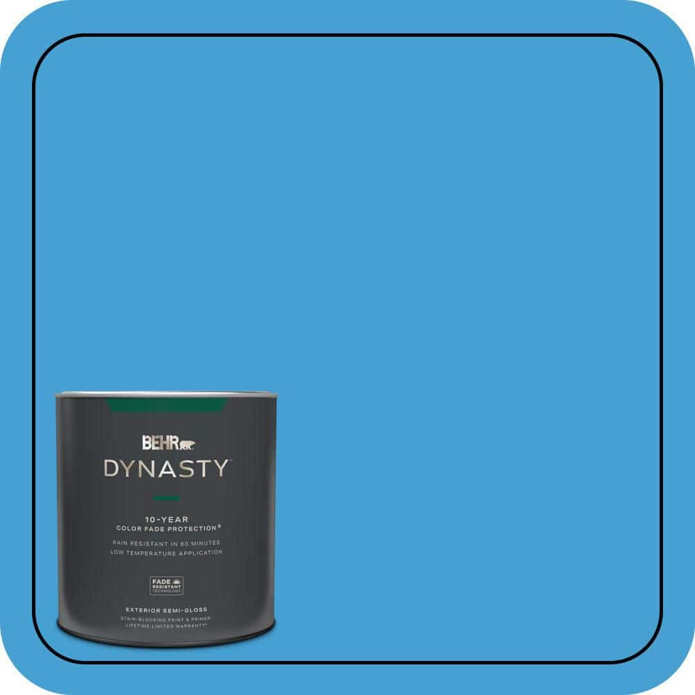 1 qt. #P500-5 Peaceful River Semi-Gloss Enamel Exterior Stain-Blocking Paint & Primer price history on PriceWatchPro