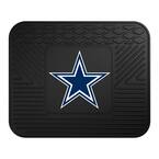 NFL - Dallas Cowboys Black Heavy Duty 14 in. x 17 in. Vinyl Utility Mat