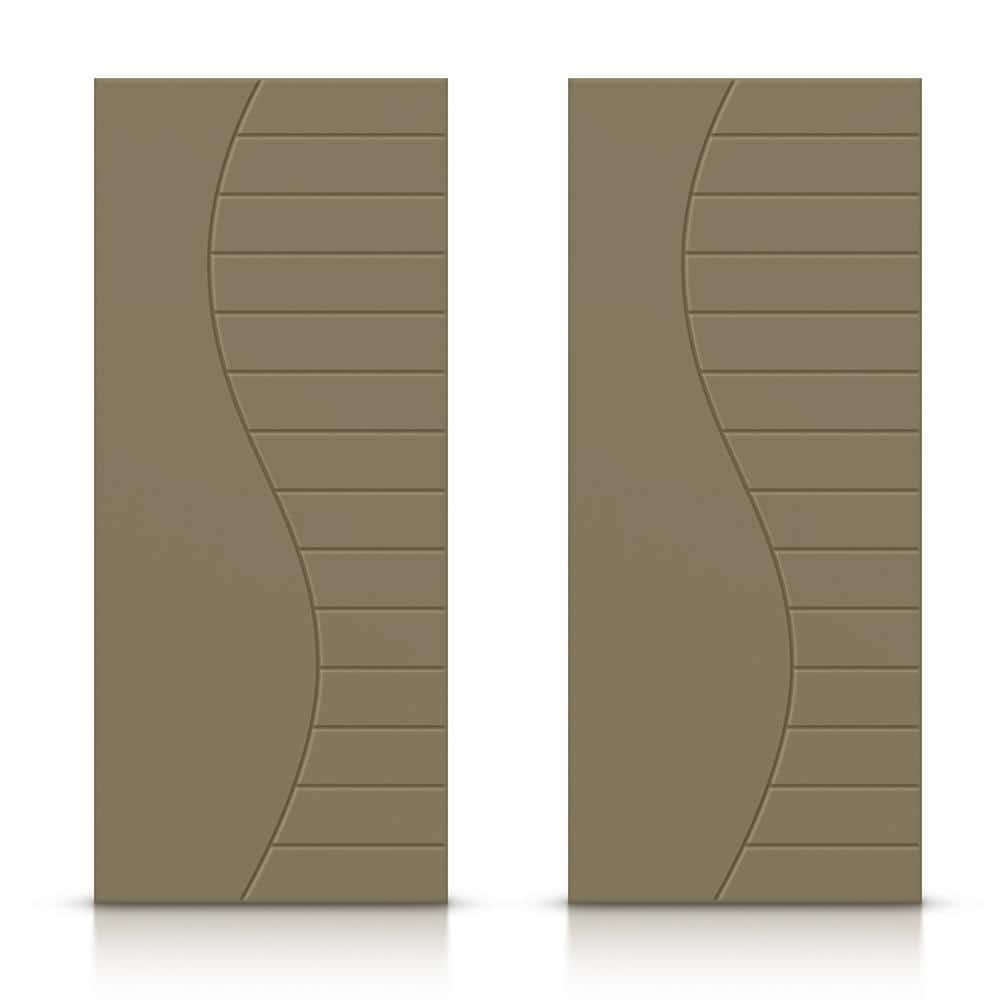 84 in. x 84 in. Hollow Core Olive Green Painted Composite MDF Interior Double Closet Sliding Doors price history on PriceWatchPro