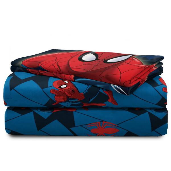 spiderman bed sheets twin