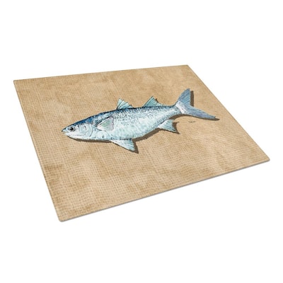 Mullet Tempered Glass Large Cutting Board