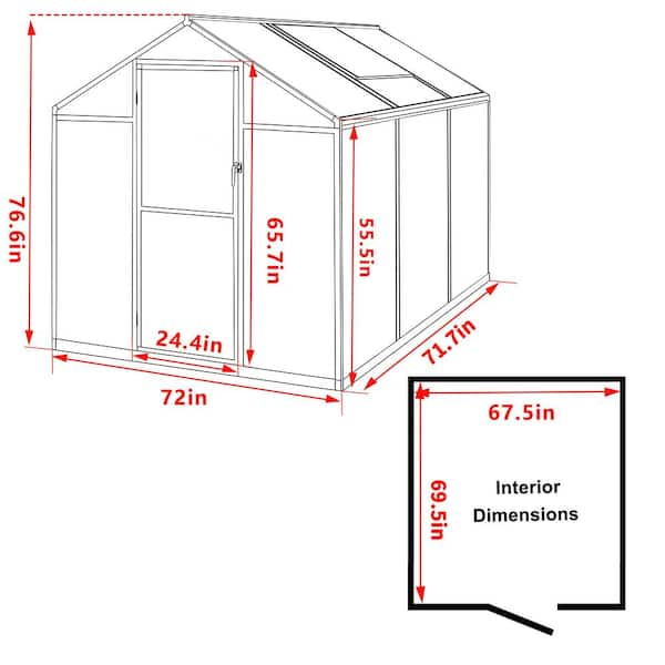 Adjustable Interior Space 6x6x12 Electric Powder Coating Oven