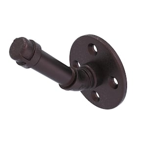 Pipeline Collection Single Wall-Mount Robe Hook in Antique Bronze