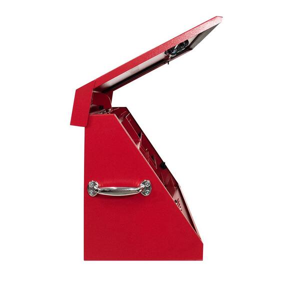 31 in. W x 16 in. D Portable Metallic Red Triangle Top Tool Chest for Sockets, Wrenches and Screwdrivers