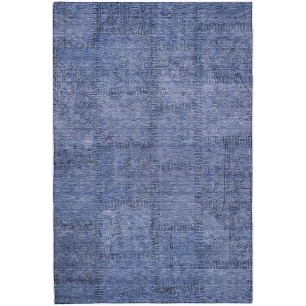 Dream Shag Premium Machine Washable Abstract ADS685 Copper 5 ft. x 7 ft. 6 in. Area Rug