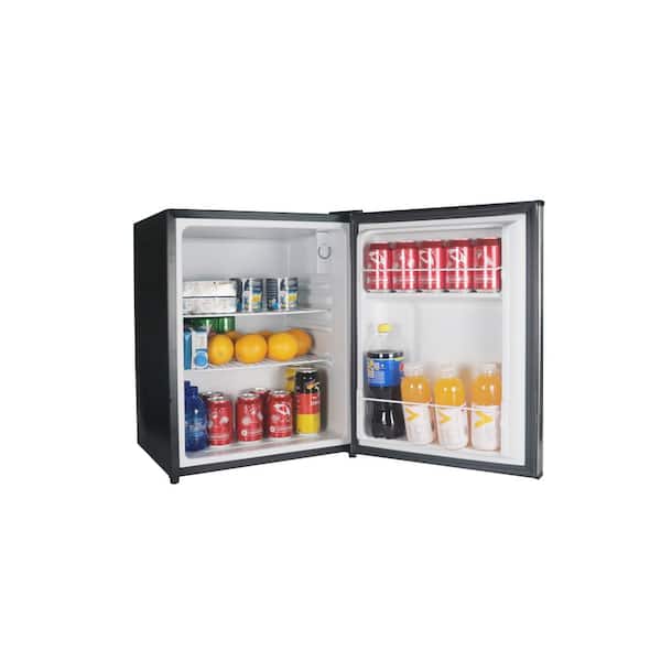 2.4 cu. ft. Mini Fridge in Stainless Steel Freezerless
