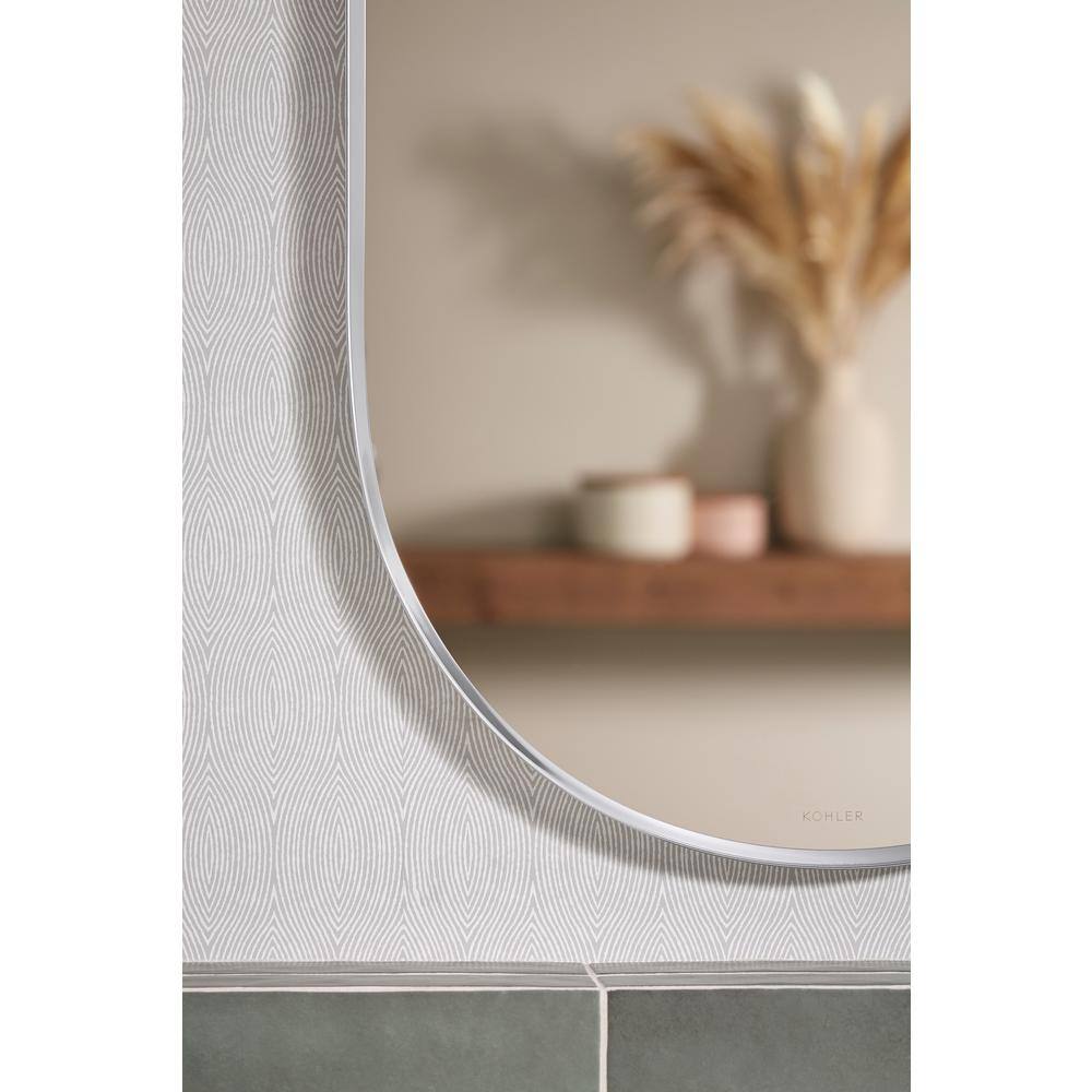 Essential Polished Chrome 40" x 20" Framed Bathroom Vanity Mirror