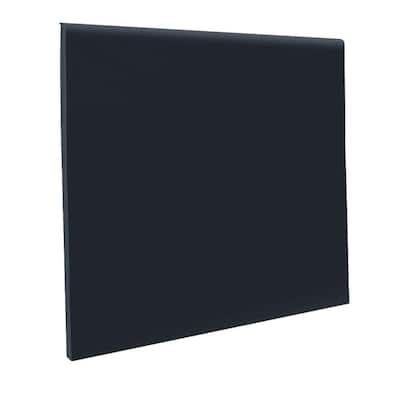 ROPPE Pinnacle Rubber Black 4 in. x 1/8 in. x 48 in. Wall Cove Base (30 ...