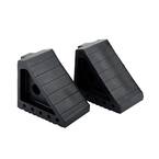 Solid Rubber Wheel Chocks (2-Pack)