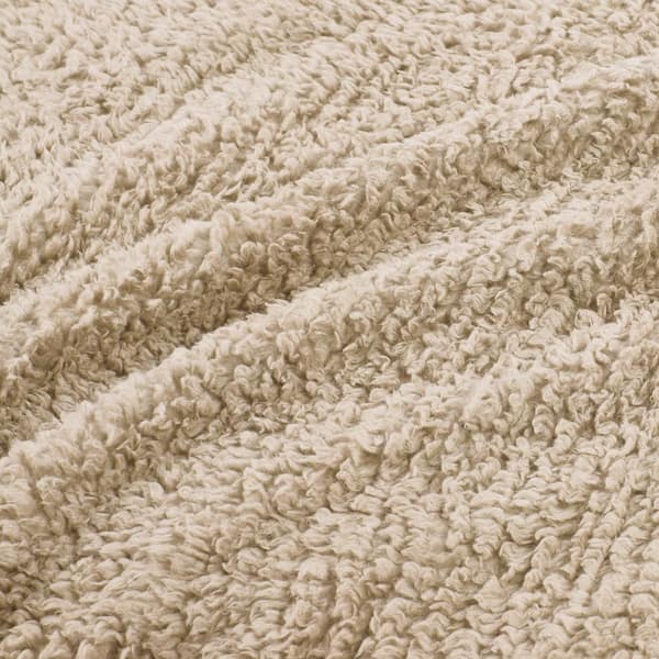 Woolrich Burlington Tan Twin Polyester Berber Blanket WR51 2214