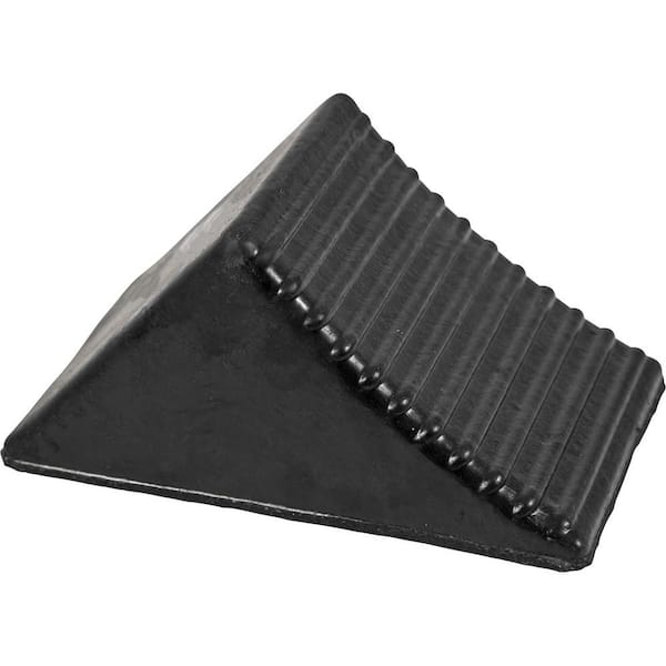 BUYERS PRODUCTS Rubber Wheel Chock Tire Stopper Block 5 x 6 x 5 in. for Travel Trailers, Trucks, Campers, RVs Aircrafts and More