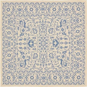 Outdoor Allover Beige 6' 0 x 6' 0 Square Rug