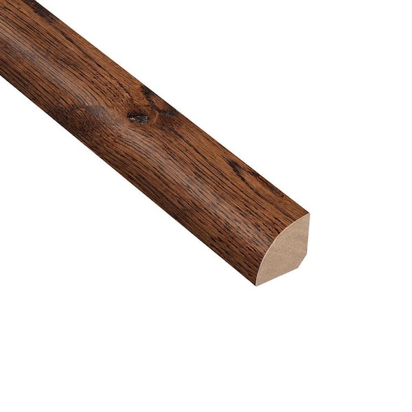 HOMELEGEND Wire Brushed Gunstock Oak 3/4 in. Thick x 3/4 in. Wide x 94 in. Length Quarter Round Molding