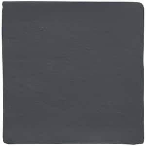 Hues Ebony 3.92 in. x 3.92 in. Matte Ceramic Floor and Wall Tile (5.99 sq. ft./Case)