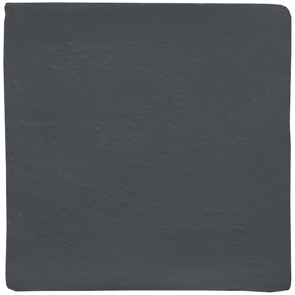 Unbranded Hues Ebony 3.92 in. x 3.92 in. Matte Ceramic Floor and Wall Tile (5.99 sq. ft./Case)