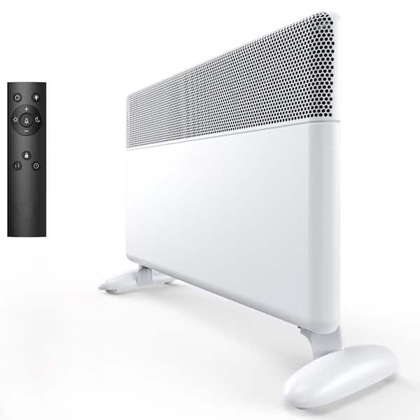 27 in.1500W Convection Panel Space Heater for Large Room, Electric Heater with Programmable Thermostat, Baseboard Heater