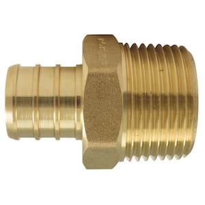 3/4 in. Brass PEX-B Barb x 3/4 in. Male Pipe Thread Adapter (5-Pack)