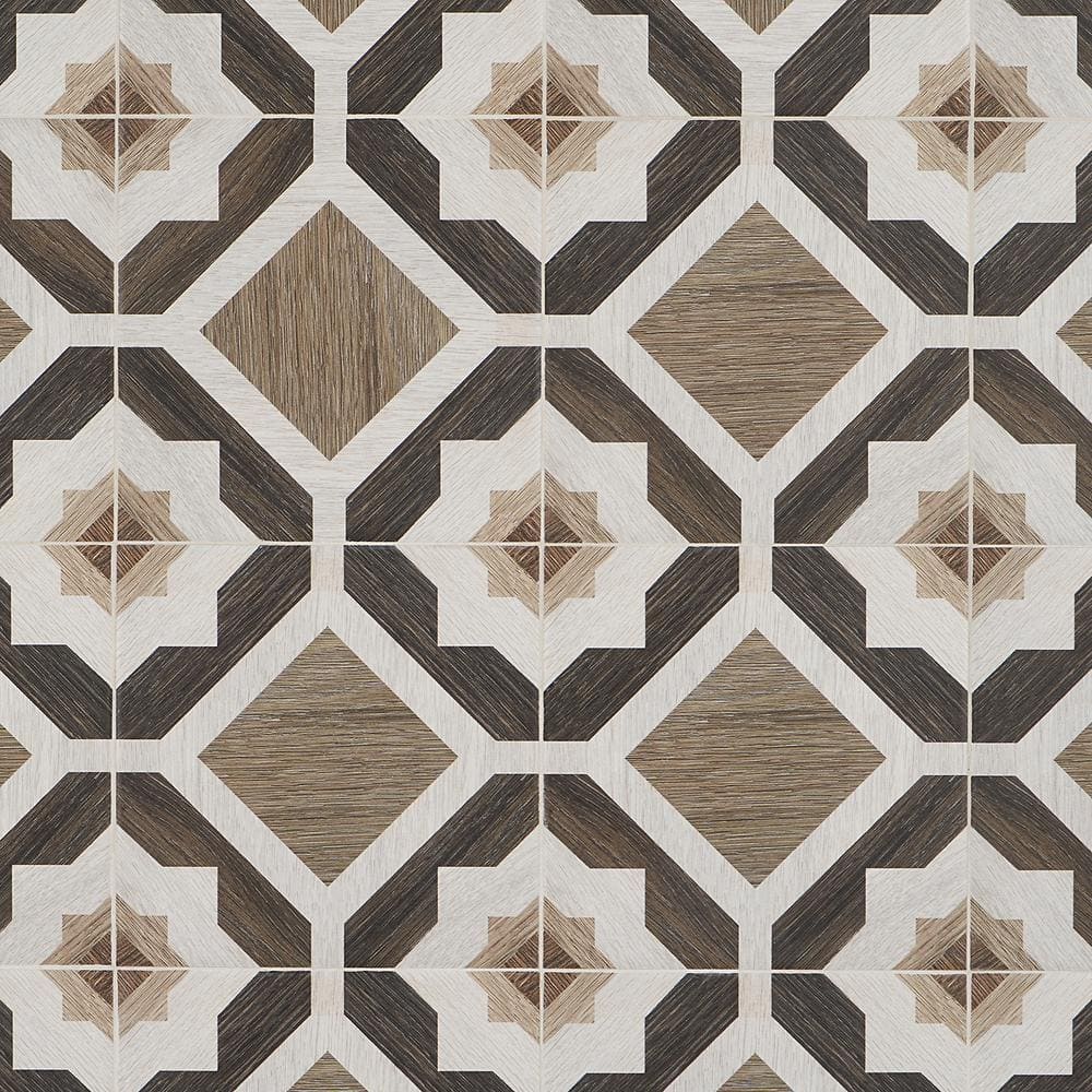Ventura Starwood 8" x 8" Multicolor Matte Porcelain Tile