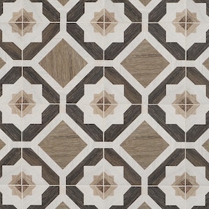 Castaic Starwood Oak 8 in. x 8 in. Matte Porcelain Floor and Wall Tile (12.91 sq. ft./Case)