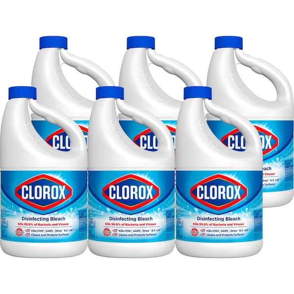 Clorox 81 oz. Regular Concentrated Liquid Disinfecting Bleach Cleaner (6-Pack)