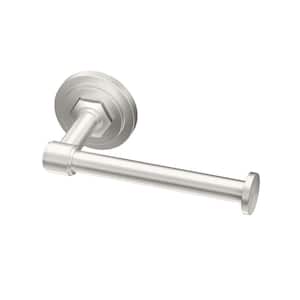 Lizzie Wall Mounted Toilet Paper Holder in Brushed Nickel