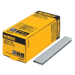 DEWALT 1 in. x 20-Gauge 3/16 in. Crown Glue Collated Hardwood Flooring Staple (5,000 per Box)