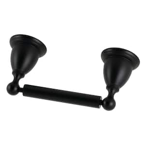 Heritage Wall Mount Toilet Paper Holder in Matte Black