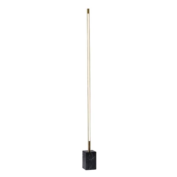 Adesso Felix 65 in. Integrated LED Brass Wall Washer Lamp 3607-21 - The ...
