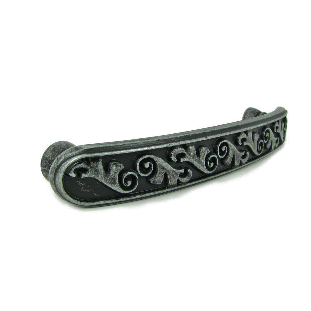 Oakley Distressed Iron Arch Cabinet Pull with Mounting Hardware