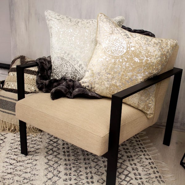Oroma Home Square Down-Alternative Super-Plush Decorative Throw Pillow Insert Set of 2 - 20x20