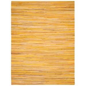 Rag Rug Yellow/Multi 5 ft. x 8 ft. Striped Gradient Area Rug