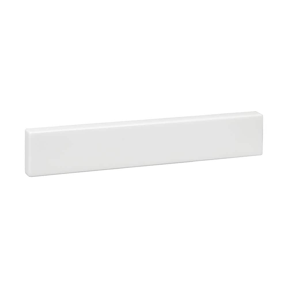 15.375 in. W Cultured Marble Vanity Sidesplash in White