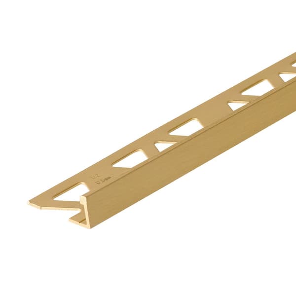 M-D Building Products Brushed Gold Anodized 1.13 in. W x 96 in. L