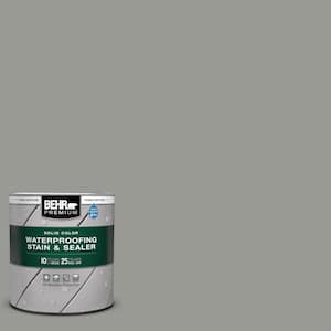 1 qt. #SC-143 Harbor Gray Solid Color Waterproofing Exterior Wood Stain and Sealer