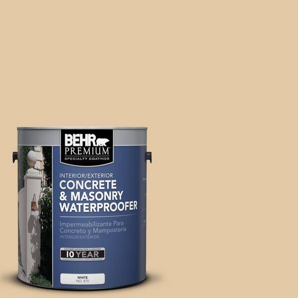 BEHR Premium 1 gal. #BW-40 Ochre Beige Concrete and Masonry Waterproofer
