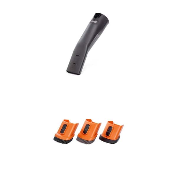 2-1/2 in. MAX2503 NXT Locking Car Nozzle with SK0300 Bristle Shoe Kit for RIDGID NXT Vacs