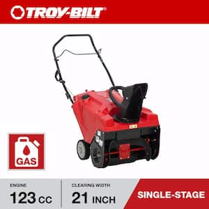 Squall 21 in. 123 cc Single-Stage Gas Snow Blower with E-Z Chute Control