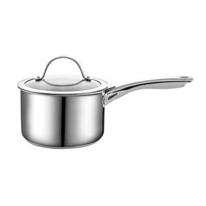 2 qt. Classic Stainless Steel Sauce Pan with Glass Lid