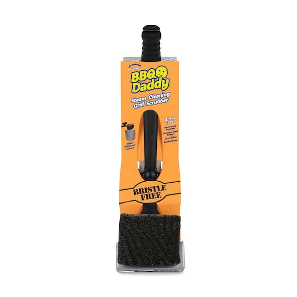 Scrub Daddy BBQ Daddy Grill Brush - Bristle Free Steam Cleaning Scrubber  810044131147 - The Home Depot
