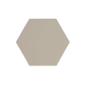 Hexagon Beige 6 in. x 6 in. SPC Peel and Stick Luxury Wall Tile Sample