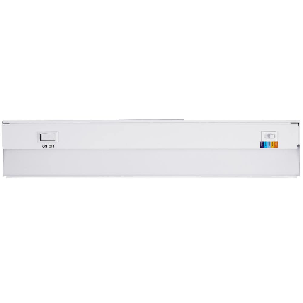 18" White Gloss LED Under Cabinet Light with Color Changing