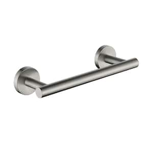 Stainless Steel 9 in. Wall Mounted Single Towel Bar in Brushed Nickel