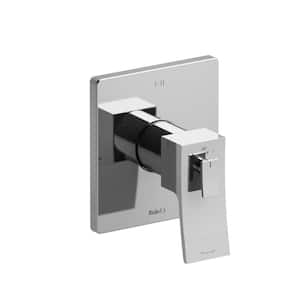 Zendo 1-Handle Wall Mount 1/2 in. Therm and Pressure Balance Trim Kit in Chrome (Valve Not included)