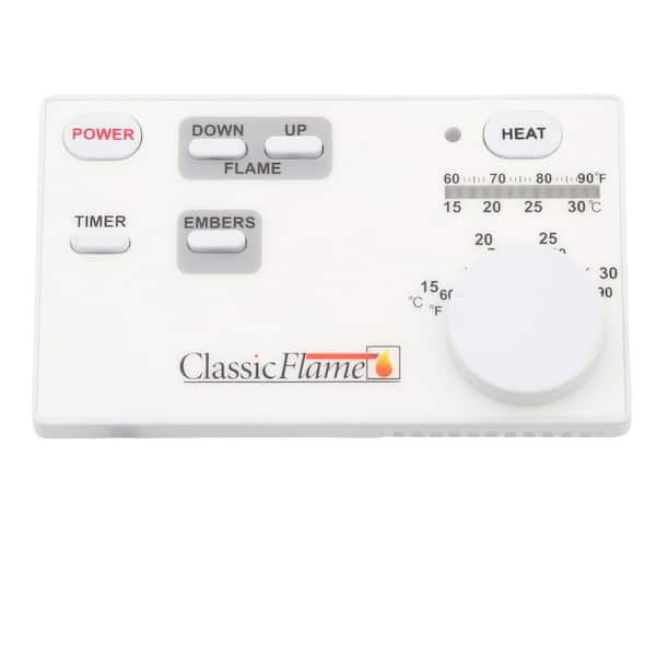 Classic Flame 36 in. Traditional Built-in Electric Fireplace Insert 36EB110- GRT - The Home Depot