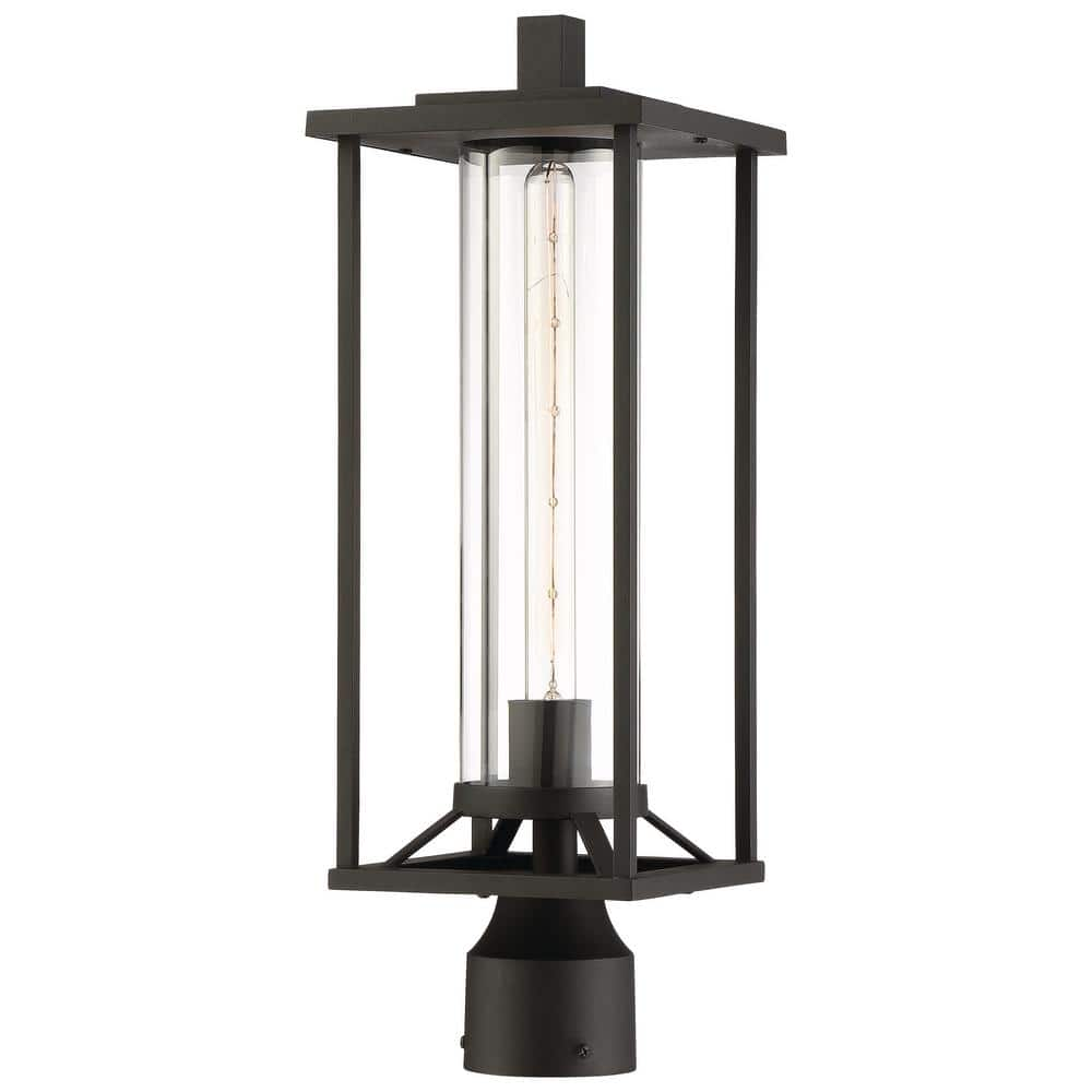 Minka Lavery Trescott 20  High Black Outdoor Post Light